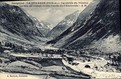 CPA Dauphine la Berarde la vallee du Veneon la tete de Cheret l'aret de l'Ailetroide 