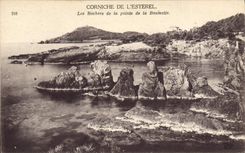 CPA Corniche de L'Esterel les Roches de la Pointe de la Baumette 