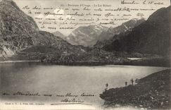 CPA Environs d'Uriage le lac Robert 