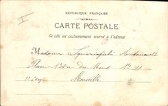 CPA Roquefavour depuis la gare au pont 