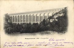 CPA Roquefavour l'acqueduc 