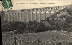 CPA Environs d'Aix en Provence Roquefavour l'Aqueduc 