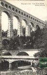 CPA Roquefavour les trois Ponts 