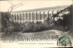 CPA Environs d'Aix en provence l'Aqueduc Roquefavour 