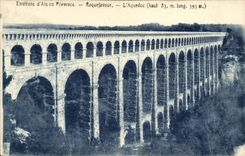CPA Environs d'Aix en provence Roquefavour l'Aqueduc 