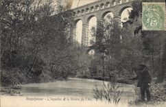 CPA Roquefavour L'Aqueduc et la Riviere de l'Arc