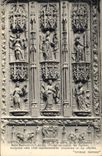 CPA Aix en Provence Detail de la Porte de la Cathedrale Saint Sauveur (XVe siecle)