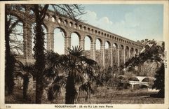 CPA Roquefavour (B du R) Les Trois Ponts