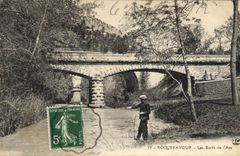 CPA Roquefavour Les Bords de l'Arc
