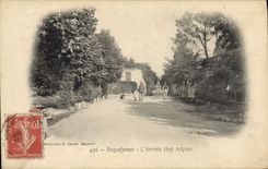 CPA Roquefavour L'Arrivee chez Arquier