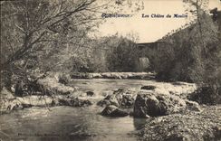 CPA Roquefavour Les Chutes de Moulin