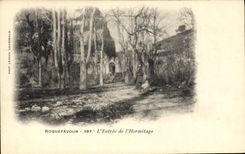 CPA Roquefavour L'Entree de l'Hermitage
