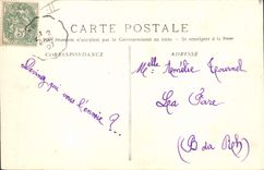 CPA Roquefavour Arrivee a l'Emitage du Vallon St Honoral