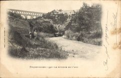 CPA Roquefavour La riviere de l'Arc