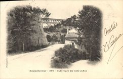 CPA Roquefavour L'Arrivee du Cote d'Aix
