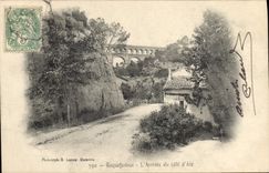 CPA Roquefavour L'Arrivee du Cote d'Aix