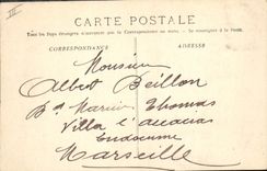 CPA Roquefavour L'Arrivee du Cote d'Aix