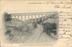 CPA Roquefavour Pont Aqueduc