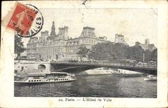 CPA Paris L'Hotel de Ville