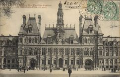 CPA Paris Pavillon Central de l'Hotel de Ville