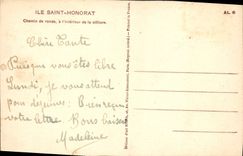 CPA Ile St Honorat Chemin de Ronde a L'interieur de la cloture 