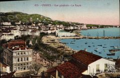 CPA Cannes Vue generale Le Cours 