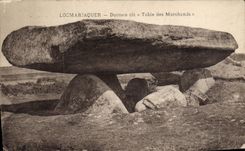 CPA Locmariaqueur Dolmen dit Table des Marchands 
