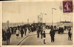 CPA La Douce France Arcachon La Jetee Promenade 