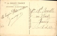 CPA La Douce France Arcachon La Jetee Promenade 