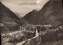 CPA Cauterets Vue generale prise du Mamelon Vert 