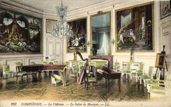 CPA Compiegne Le Chateau Le Salon de Musique 