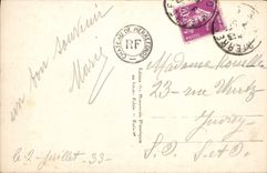 CPA Chateau de Pierrefonds Premiere enceinte Tours Charlemagne et Jules Cesar 