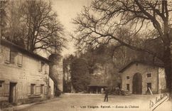 CPA Les Vosges Epinal Entree du Chateau 