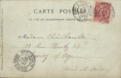 CPA Toulouse Le Musee vue sur la Rue Alsace Lorraine 