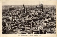 CPA Bordeaux Panorama de la Ville 