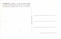 CPA Chambord L et Ch Le Grand Escalier double 