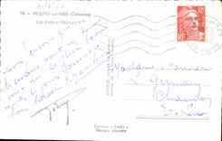 CPA Villers sur Mer Calvados Les Vaches Noires