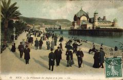 CPA Nice le promenade des Anglais et la Jetee 
