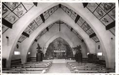 CPA Valberg Notre Dame des Neiges decoration interieure 