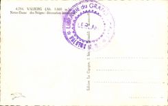 CPA Valberg Notre Dame des Neiges decoration interieure 