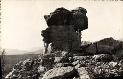 CPA St Vallier de Thiey A M la Pierre Druidique 