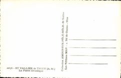 CPA St Vallier de Thiey A M la Pierre Druidique 