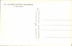 CPA Ile Saint Honorat Alpes Mmes le Monastere 