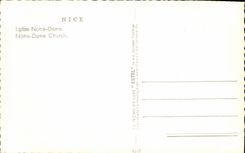 CPA Nice Eglise Notre Dame 