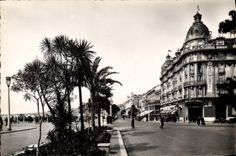 CPA Nice entree de la promenade des Anglais l'hotel Ruhl 