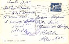 CPA Menton et le Cap Martin 