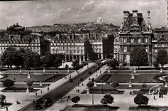 CPA Paris et ses Merveilles la butte Montmartre vue du palais de Louvre 