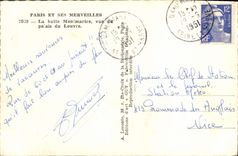 CPA Paris et ses Merveilles la butte Montmartre vue du palais de Louvre 