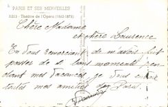 CPA Paris et ses Merveilles Theatre de l'Opera 