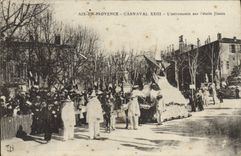 CPA Aix en provence Carnaval XXII l'astronomie sur l'etoile filante 